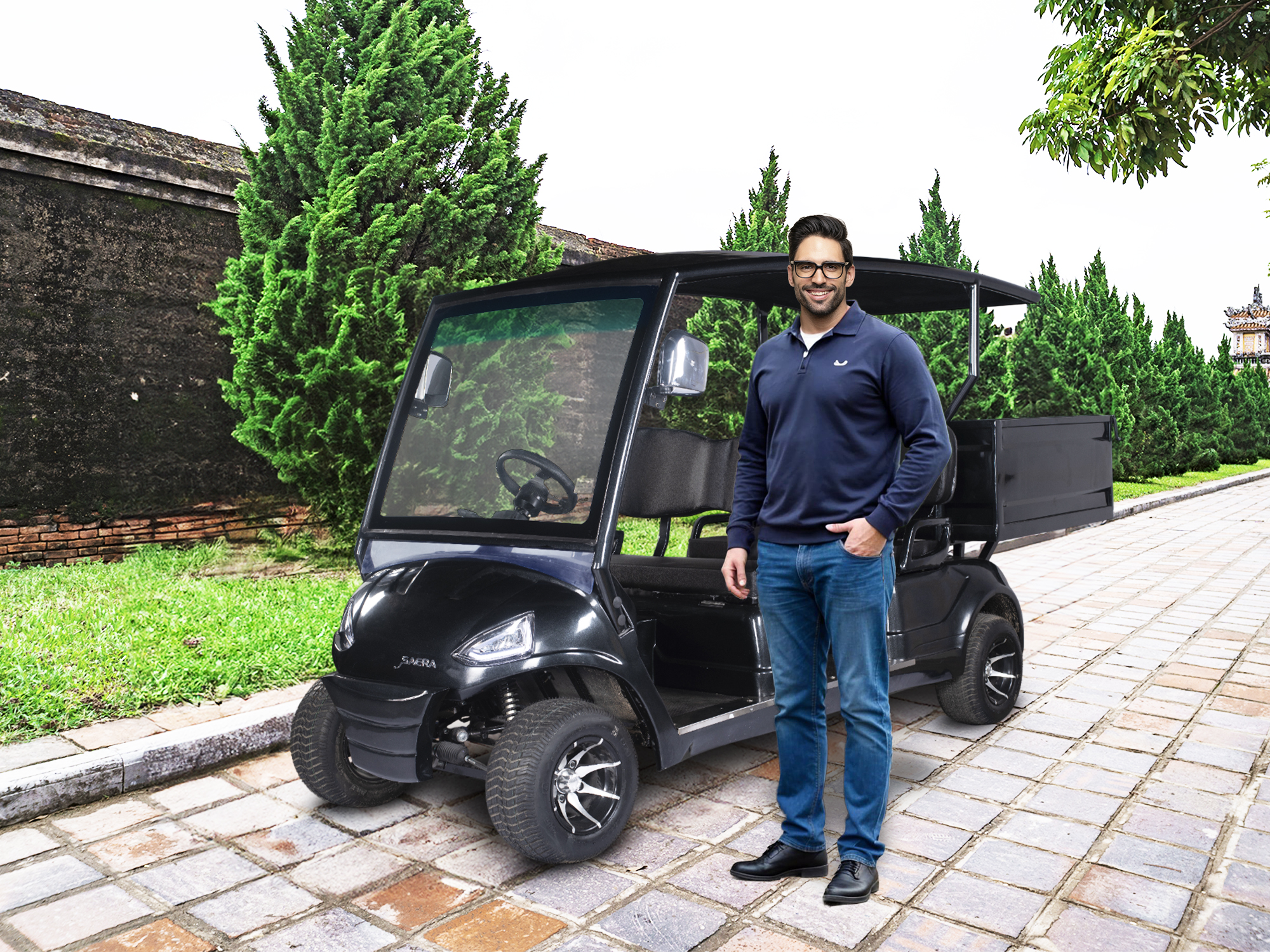 Manufacturer of 4 Seater Utility Golf Cart in India Manufacturer of 4 Seater Utility Golf Cart